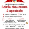 FC Pleigne - Soirée choucroute & spectacle 04.03.2023