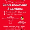 FC Pleigne - Soirée choucroute et spectacle 02.03.2024